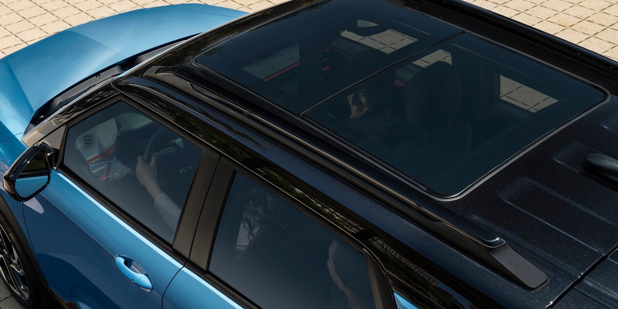 Birds Eye View of the Sunroof on the 2026 Chevy Trailblazer