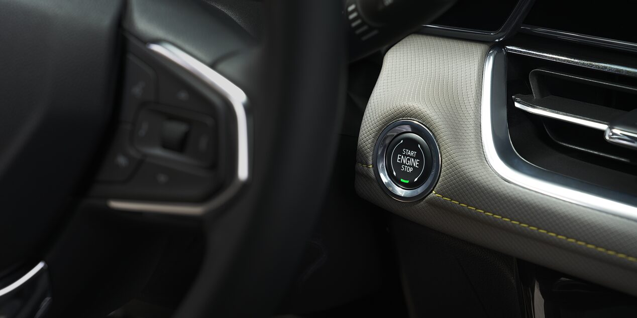 Keyless Start Button Inside the 2026 Chevy Trailblazer