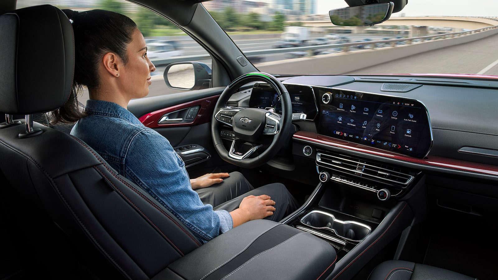 Women Using Hands Free Super Cruise Driving Feature in the 2026 Chevy Traverse