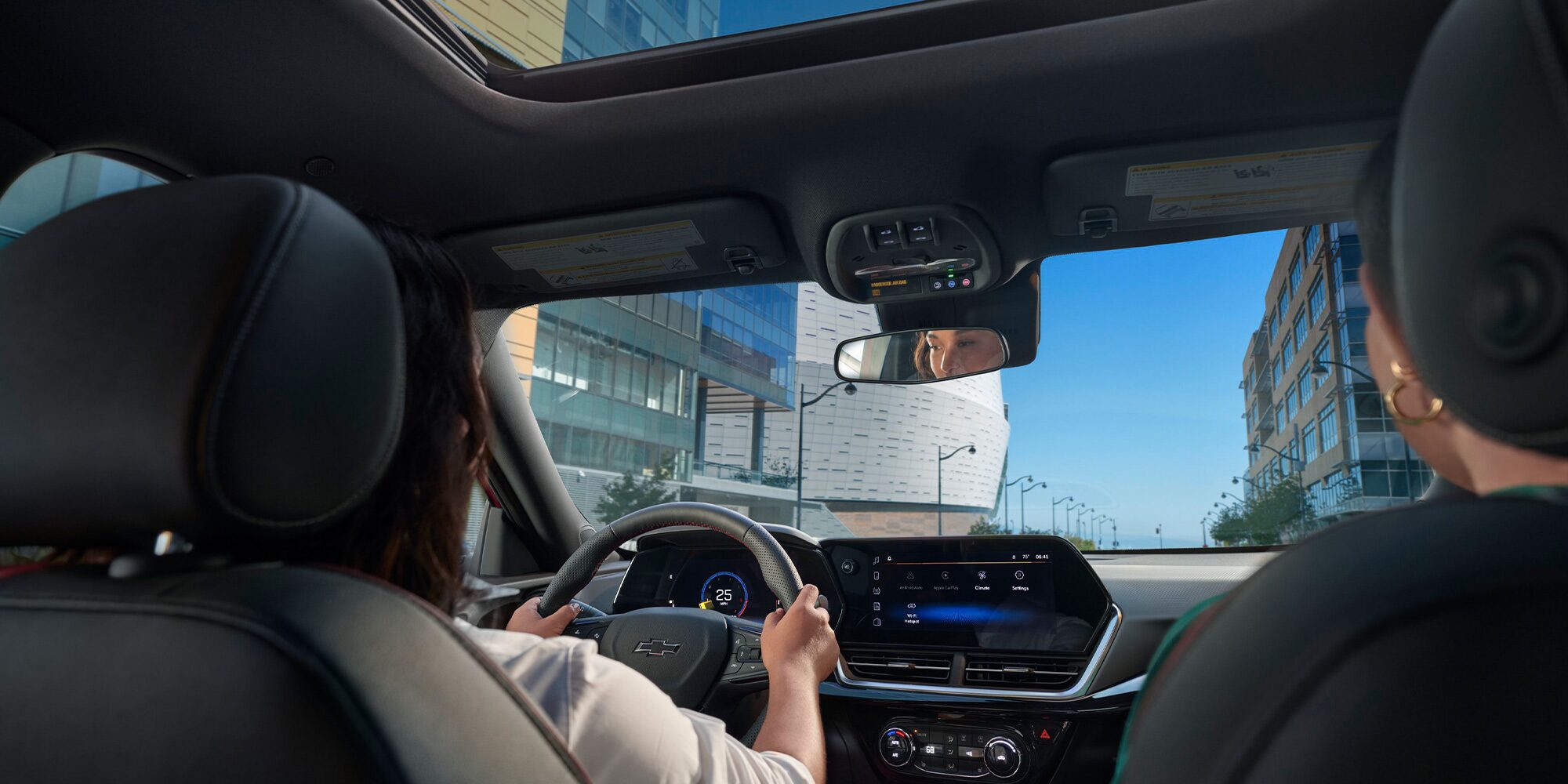 Windshield and Sun Roof Inside the 2026 Chevy Trax