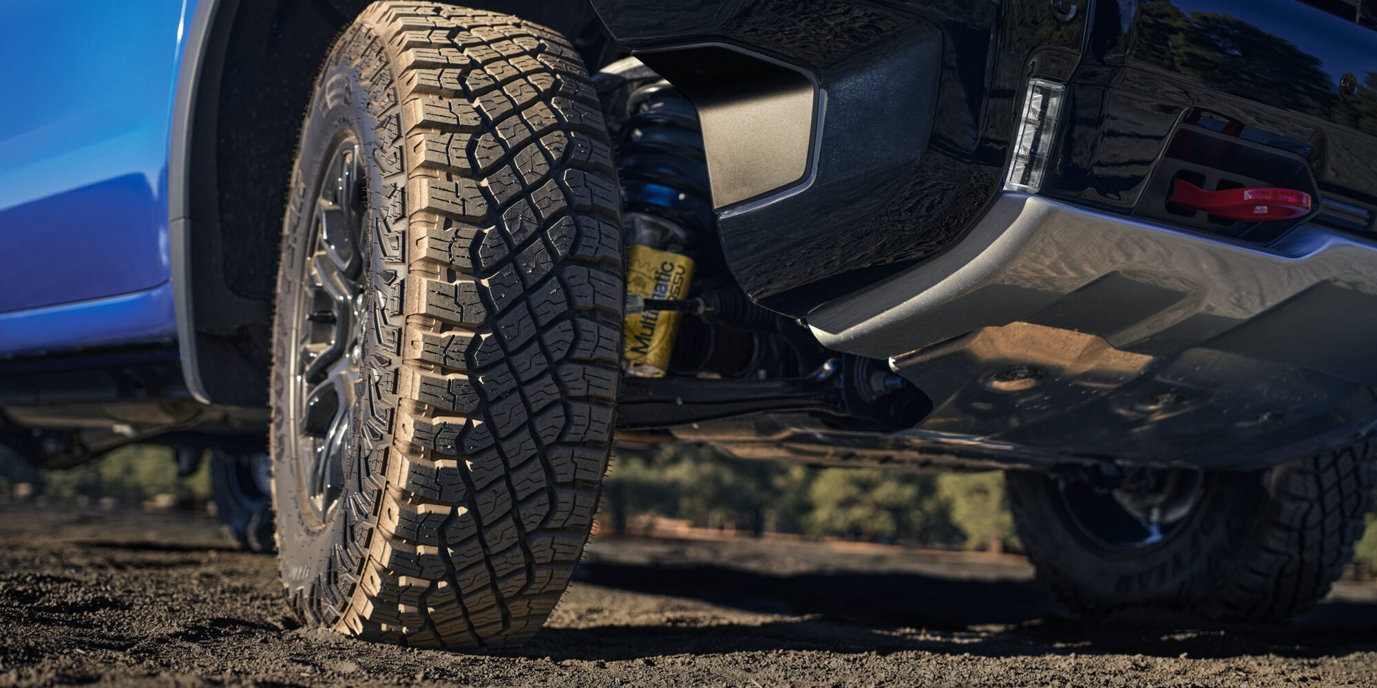 Close up view of the wheels of the 2026 Chevrolet Silverado LD Crew Cab LT.