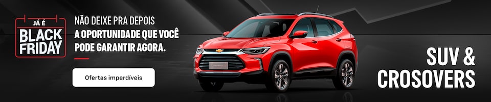 Carros vermelho exibido em um fundo preto com o texto Já é Black Friday e uma mensagem incentivando sobre oportunidades imperdível agora.