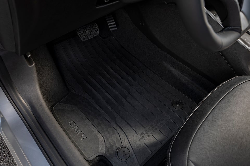 Tapete de borracha PVC do Novo Onix 2020 para PcD