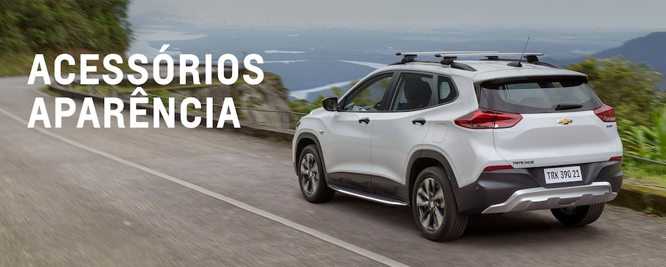 Acessórios de aparência para o exterior do Novo Tracker 2021