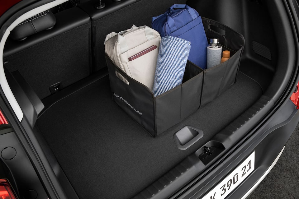 Bolsa organizadora de porta-malas para viagem no Novo Tracker 2021