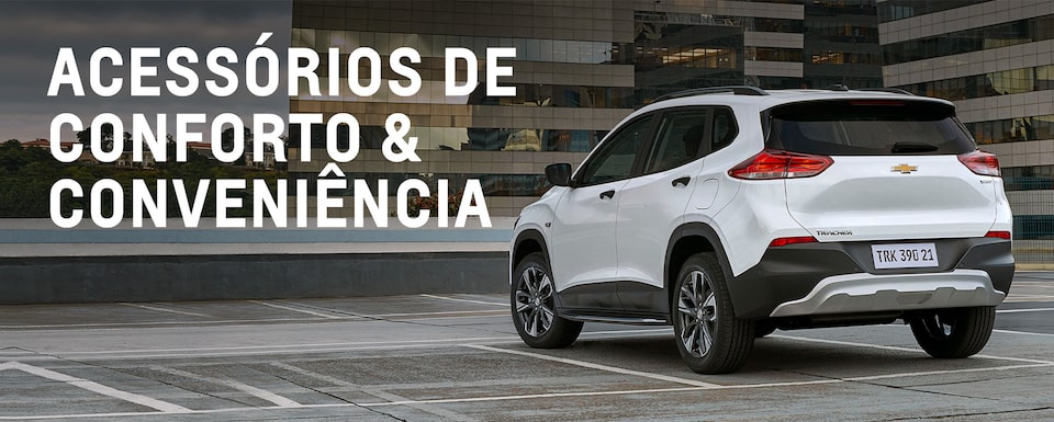 Acessórios de Conforto e Conveniência da Chevrolet para Novo Tracker 2021