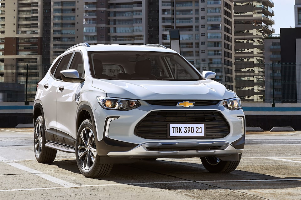 Personalizar Novo Tracker 2021 com pacote de acessórios da Chevrolet