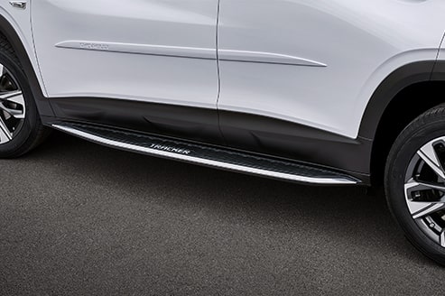 Estribo lateral integrado do Pacote Protection para Novo Tracker 2021