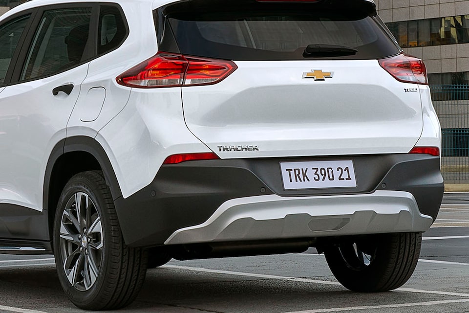 Extensor de parachoque traseiro do Pacote Safety para Novo Tracker 2021
