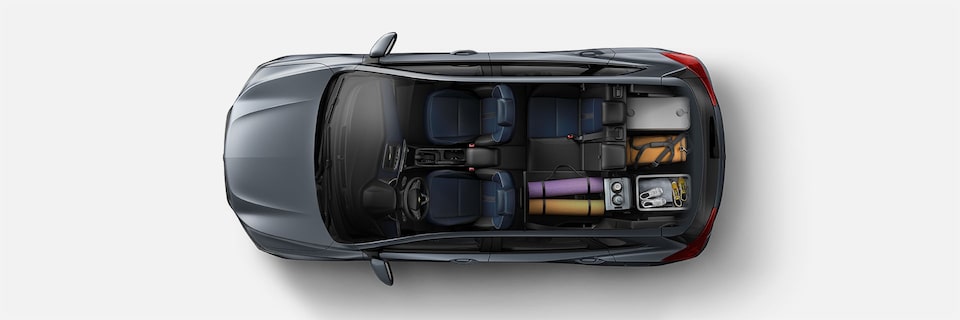 Carro SUV com espaço interno para projetos