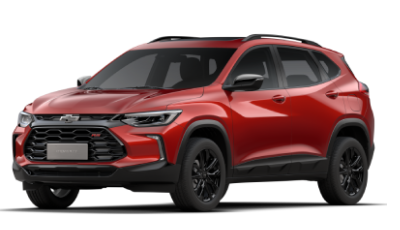 Nova Tracker RS na cor Vermelho Chili