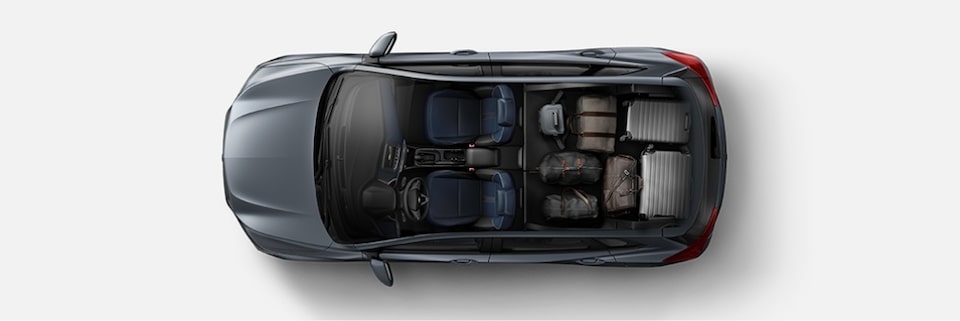 Carro SUV com espaço interno para viagens