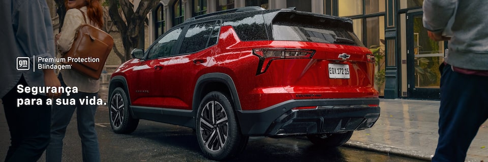 Carro Chevrolet representando a blindagem