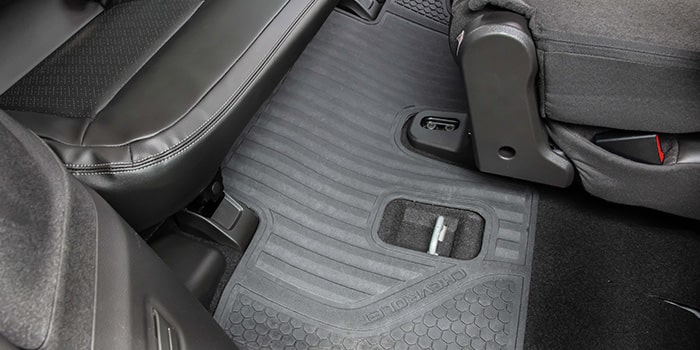 Tapetes de PVC (3ª fileira em versão de 7 lugares)