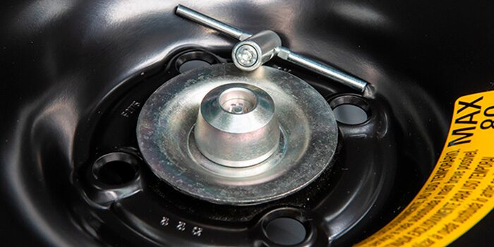 Trava antifurto para estepe do novo Spin 2025