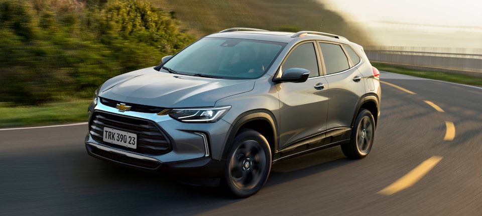 Um Tracker Chevrolet representando o motor turbo