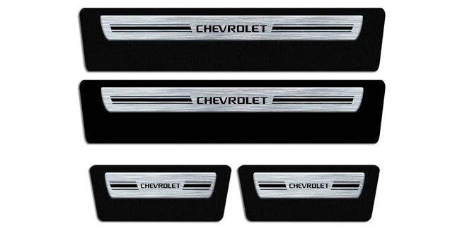 Soleira resinada de alumínio