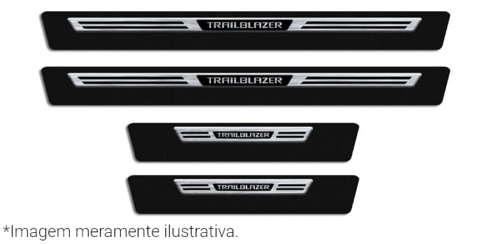 Soleira resinada de alumínio do Trailblazer