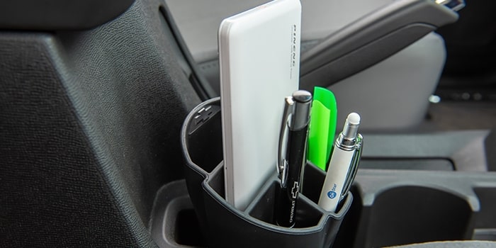 Organizador interno de porta copos do Trailblazer