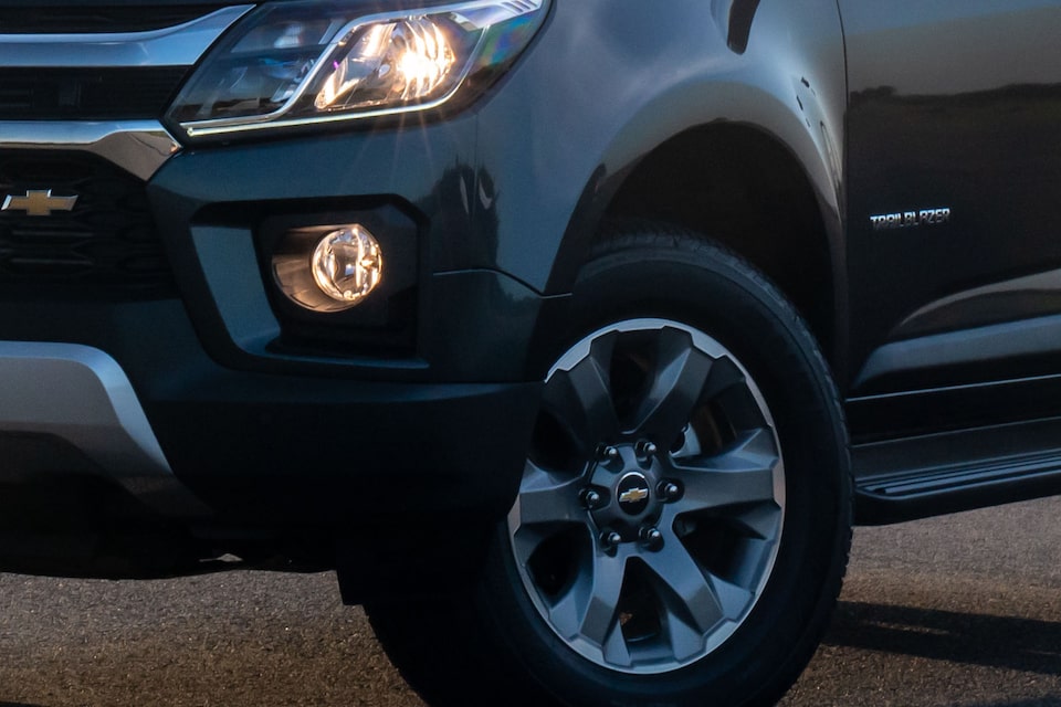 Design das rodas aro 18" do novo SUV Trailblazer 2023