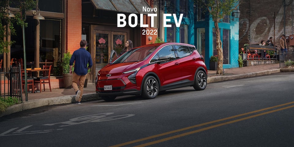 Carro 100% elétrico da Chevrolet, Bolt EV 2022.