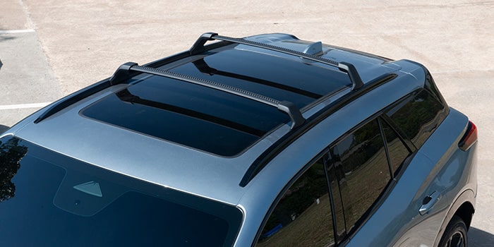 Rack de teto com barras transversais do Blazer EV RS