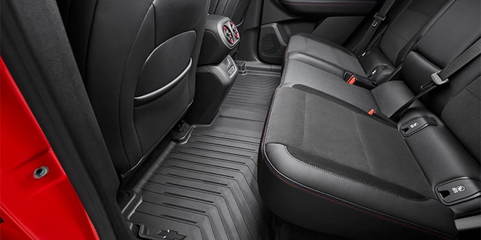 Tapete de bandeja com logo Chevrolet do Blazer EV RS