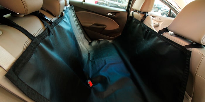 Capa de banco e porta-malas preto para pet do Blazer EV RS