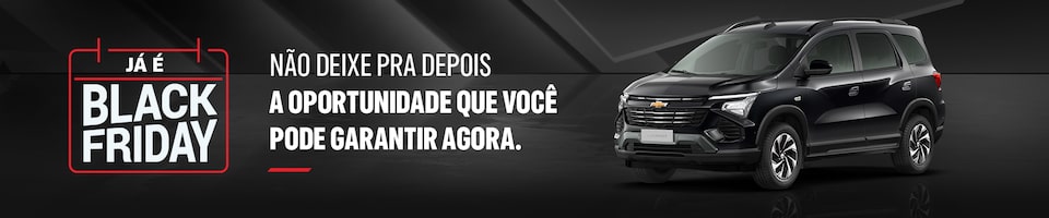 Dois carros vermelhos são exibidos em um fundo preto com o texto Já é Black Friday e uma mensagem incentivando sobre oportunidades imperdível agora.
