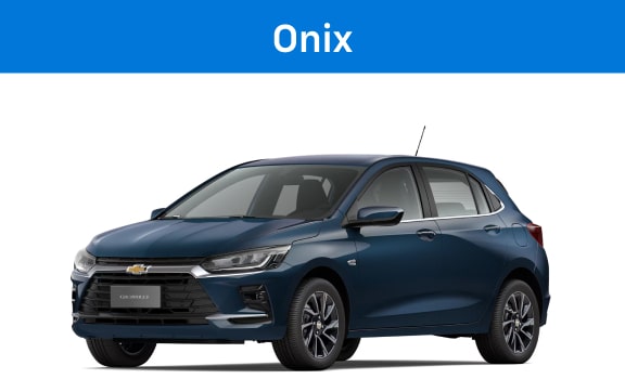 Chevrolet Onix 0 km em oferta com taxa zero e preço promocional.