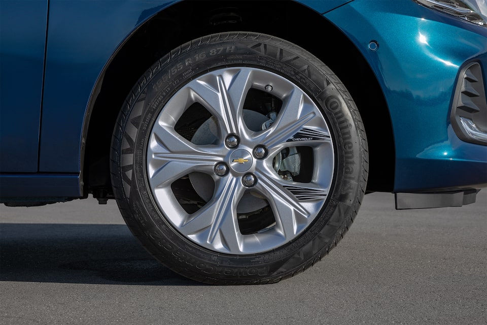 Adesivo de rodas para roda prata 16" para Onix Plus 2020