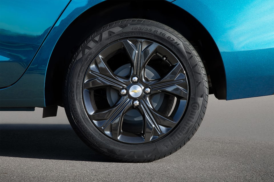 Rodas de alumínio preta 16" para Onix Plus 2020