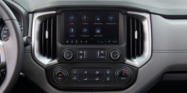 Tecnologia da picape Chevrolet S10 Cabine Dupla 2024