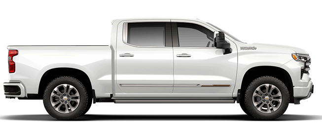 Silverado 2024 na cor branca