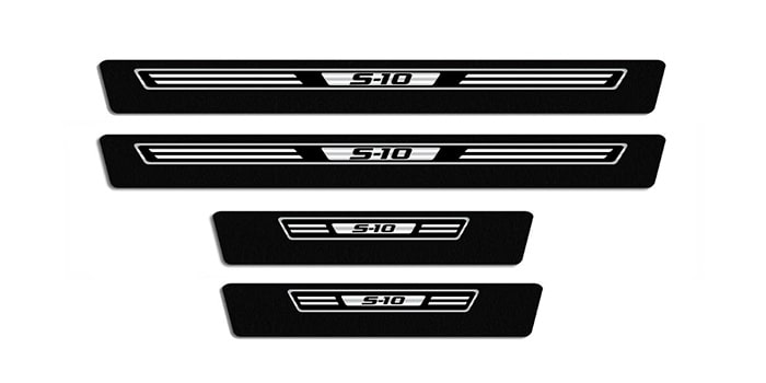 Soleira resinada preta da nova S10