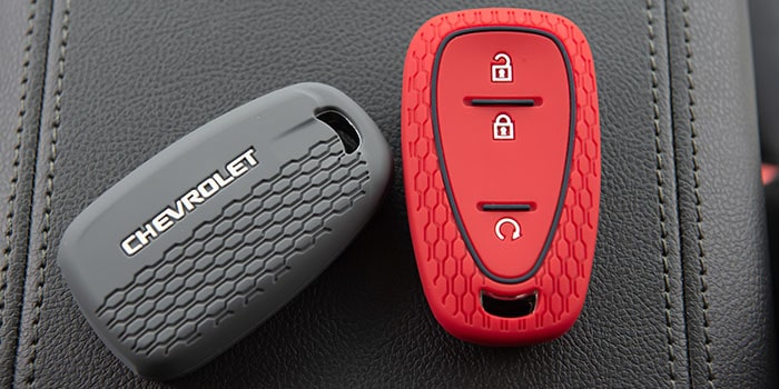 Capa de silicone para chave de presença com 2 botões