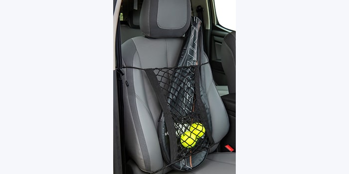 Rede de conveniência para banco com fixação no corpo do banco da S10