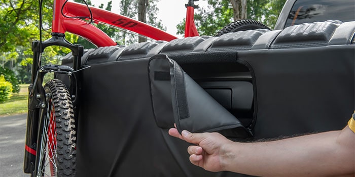 Suporte de bicicleta para tampa de caçamba da nova S10