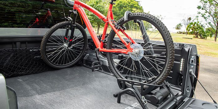 Suporte de bicicleta para caçamba da nova S10