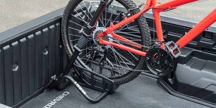 Suporte de bicicleta para caçamba da nova S10