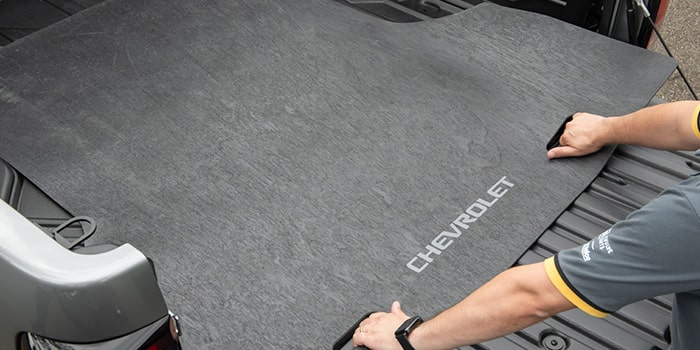 Tapete de caçamba puxa fácil da nova S10