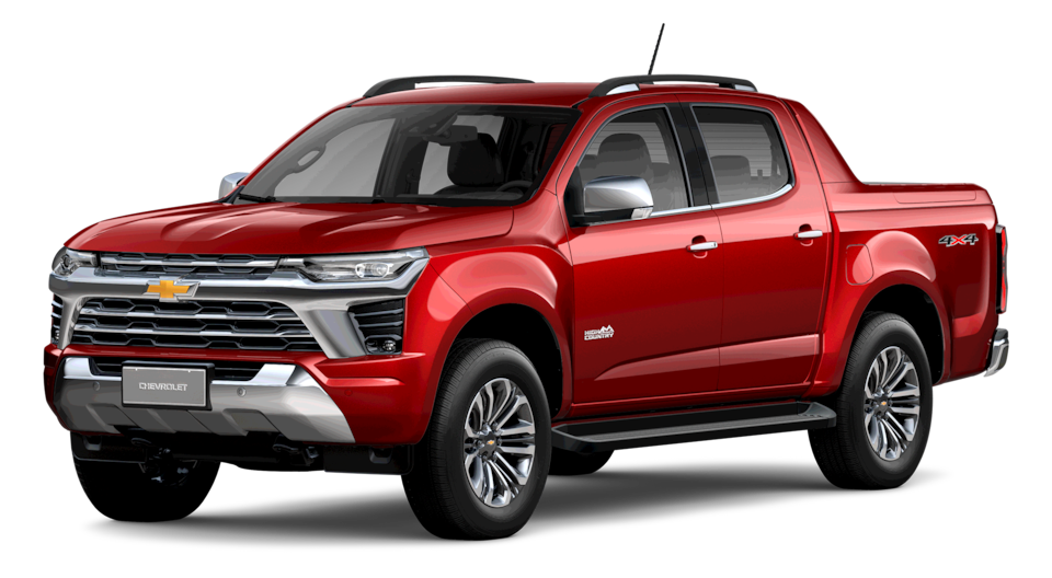 S10 High Country na cor vermelho scarlet