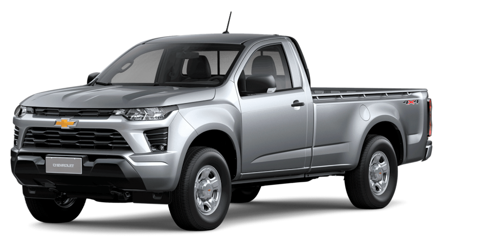 S10 Cabine Simples na cor Prata