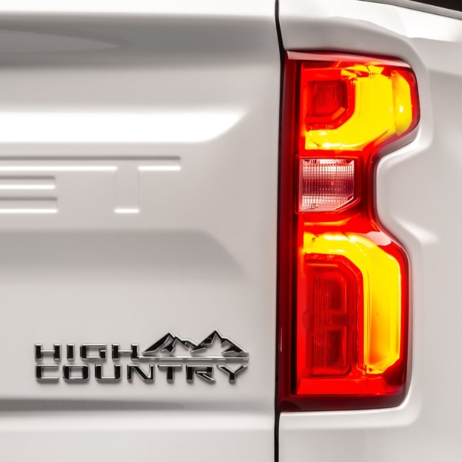 Emblema High Country da nova Silverado 2025