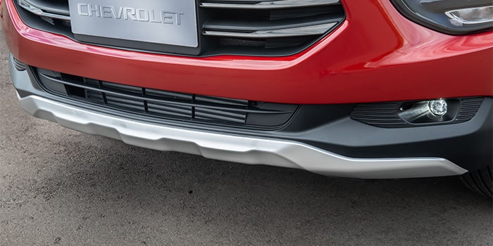 Extensor de para-choque: adicione um quê de esportividade às laterais da nova Chevrolet Montana 2023.