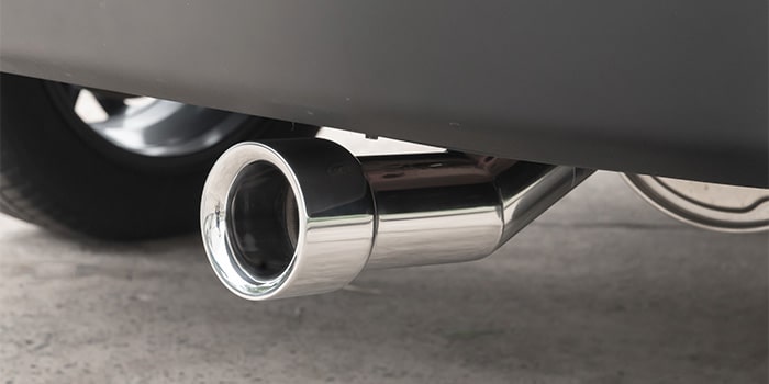 Detalhes que fazem a diferença: adicione charme e elegância à saída do escapamento da nova Chevrolet Montana 2023 com a ponteira em aço inox.