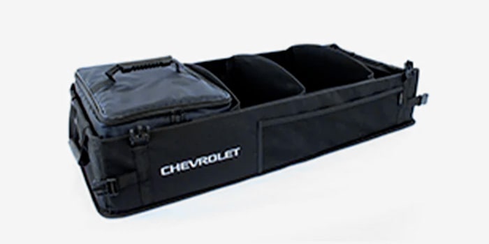 Bolsa organizadora simples: mantenha tudo em ordem dentro da caçamba da Nova Chevrolet Montana 2023.