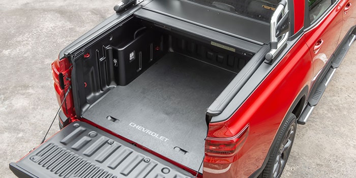 Täpete de caçamba Puxa Fácil: agilize o trabalho de carga e descarga da caçamba da Nova Chevrolet Montana 2023.