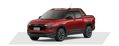 Montana da Chevrolet na cor vermelha