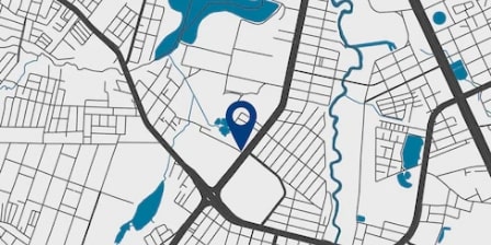 Imagem de um pedaço de um mapa